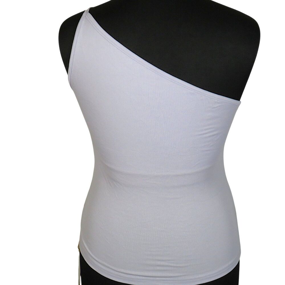 OGL Asymmetrical White Tank Top - Picture 4 of 8